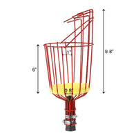 1 x RAW Customer Returns Suwimut Fruit Picker Tool, 2.4m 8FT Extendable Fruit Picker Pole with Large Rotating Basket, Length Adjustable Garden Tools, Fruit Catcher, Tree Picker for Picking Peach, Mango, Apple, Pear - RRP €18.14