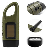 92 x Brand New Hand Crank Rechargeable Flashlight, Solar Powered Rechargeable, Outdoor Emergency Light, LED Emergency Dynamo Flashlight with Clip for Outdoor Camping Emergency Energy Class A  - RRP €1020.28