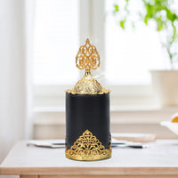 2 x Brand New Cabilock Metal Incense Burner Arabic Censer Vintage Incense Container Incense Stick Holder Incense Bowl Ornament for Home Living Room Aromatherapy Decoration Table Decoration Gift - RRP €36.32