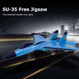 1 x RAW Customer Returns RC Airplane, SU-35 Remote Control Airplane 2.4GHz RC Airplane RTF Remote Control Airplane Glider Easy to Fly for Beginners Adults Kids - RRP €53.53