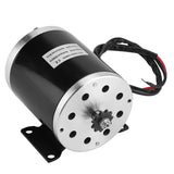 1 x RAW Customer Returns Permanent Magnet DC Motors, 500W DC 24V Reversible Electric Gear Motor High Speed Low Noise with Bracket for DIY Generator Electric Scooter E Bike Gokart - RRP €91.39