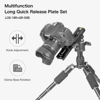 1 x RAW Customer Returns Koolehaoda 180mm Quick Release Plate Rail Nodal Slide Double Dovetail Camera Mount with Double Sided Clamp - RRP €35.99