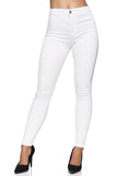 1 x RAW Customer Returns Elara Damen Jeans High Waist Slim Fit Chunkyrayan 201-1 Weiss 36 S  - RRP €25.74