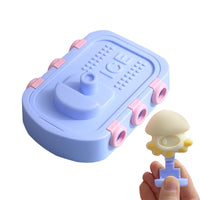 1 x Brand New LdawyDE Ice Cream Molds Popsicle Molds, 6 Ice Cream Molds Children Cartoon Animal Shapes Ice Cream Molds Reusable Silicone Ice Cream Molds with Stick DIY Creative Popsicle Molds with Lid - RRP €20.4