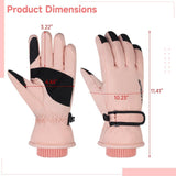 1 x Brand New Women s Winter Gloves Non-slip Windproof Casual Waterproof Thickened Warm Snowboard Gloves Touch Screen Gloves - RRP €30.0