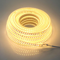 1 x RAW Customer Returns pcning 15m LED Strip 220V 230V SMD 5730 120 leds m tape with EU plug, 15 meters 3000K warm white LED strip warm white, 15  - RRP €98.96