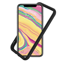 1 x RAW Customer Returns RhinoShield Bumper Case compatible with iPhone XS X CrashGuard NX - Shock-absorbing protective case in a slim design - 3.5 meter drop protection - Black - RRP €27.99