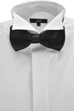 1 x RAW Customer Returns Men s White Tuxedo Shirt Dovetail Collar Cufflinks Ceremony - White, XXL - RRP €45.0