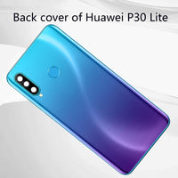 1 x RAW Customer Returns Battery cover for Huawei P30 Lite Battery cover for Huawei Nova 4e Battery cover housing and camera lens replacement with fingerprint sensor blue, 48MP  - RRP €28.9