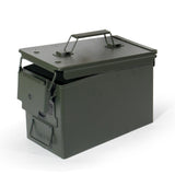 1 x RAW Customer Returns GREELUE ammunition box, US ammo box, cartridge box, storage box for lithium batteries, ammunition army green-28cm  - RRP €25.9