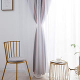 1 x RAW Customer Returns POHOVE 1pc Star Curtains, Rainbow Stripe Window Curtains, Pink Curtains for Bedroom Girls, Double Layer Bedroom Curtains for Children s Room - Grey, 134x240cm- - RRP €25.2