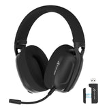 1 x RAW Customer Returns ATTACK SHARK L80 Ultra Lightweight Wireless Gaming Headset, BT 5.3, 2.4G, 3.5mm Wired, 50 hrs, 40mm Pro-G Drivers, Gaming Headphones with Detachable Microphone, for PC, Mac, Mobile Devices - Black - RRP €25.2