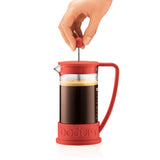 1 x RAW Customer Returns Bodum Brazil 10938-294 coffee maker 8 cups 1 l red - RRP €34.1