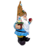 1 x Brand New MIJOMA GNOME Dwarf Garden Gnome - Garden Decoration - Garden Decoration - Gnome - Gnome for Garden - Home Decoration - Decoration for Patio for Balcony Blue Jacket - 22 cm  - RRP €19.2