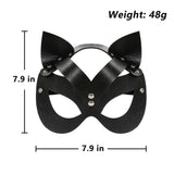 1 x Brand New DUOLAM Catwoman mask, cat mask, Catwoman costume, women s fox mask, cat woman mask for Halloween, carnival, Valentine s Day, masquerade, party, cosplay, nightclub, costume accessories - RRP €7.95