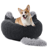 3 x Brand New Soft Plush Pet House Apply To Mini Medium Dog Cat Bed Plush Round - RRP €71.97