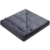 1 x RAW Customer Returns ZonLi Dark Grey Weighted Blanket for Adults 152 x 203cm 9 kg , Heavy Blanket for Better Sleep, Women and Men, Cotton Heavy Weighted Blanket - RRP €132.44