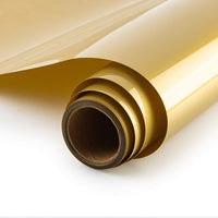 1 x RAW Customer Returns HIKENRI Heat Transfer Vinyl Roll Printable Iron on Vinyl Vinyl for T-Shirt Printing Craft Sublimation 30 x 300CM Gold - RRP €12.73