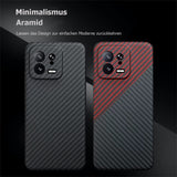 1 x RAW Customer Returns qichenlu Bulletproof Aramid Fiber Camera Protection-Black Aramid Case for Xiaomi 13 Pro 5G,Military Standard Shockproof Extremely Thin Cover Case Hard Shell for Xiaomi 13 Pro 5G - RRP €32.95