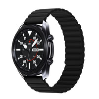 1 x RAW Customer Returns Tasikar 20 mm bracelet compatible with Samsung Galaxy Watch 6 5 4 bracelet 40 mm 44 mm Watch 6 Classic 43 mm 47 mm Watch 5 Pro, silicone magnetic watch strap for Galaxy Watch 4 Classic black  - RRP €18.99