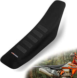 1 x RAW Customer Returns FastPro Motorcycle Seat Cover Universal Motorcycle Dirt Bike Rubber Seat Cover Black - RRP €28.99