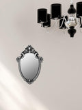 3 x Brand New OMIRO wall mirror antique shield shape mirror, silver - RRP €83.97