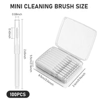 1 x Brand New 100 pieces mini cleaning brush shower head, shower head cleaning brush, multifunctional gap cleaning brush shower head cleaner shower hole cleaning brush - RRP €20.4