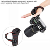 1 x RAW Customer Returns JJC Camera Wrist Strap for DSLR Cameras Canon Nikon with U Type Plate  - RRP €31.72