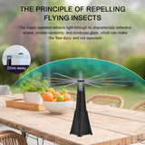 1 x RAW Customer Returns Fly Swatter, 2 Pack Portable Fly Repellent Fan, Mosquito Repellent Fan Without Using Chemicals, Fly Fan to Scare Away Flies, Enjoy Your Meals Outdoors - RRP €20.7