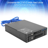 1 x RAW Customer Returns 3.5 inch mobile rack SATA mobile rack, mobile hard drive rack, hard drive protective case for 2.5 3.5 SATA1 2 3 hard drive solid state SSD, box for removing optical drives - RRP €53.66