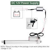 1 x RAW Customer Returns EYPINS linear drive linear motor 12V, 1000N 250mm stroke max linear drive, gate opener adjustment drive linear actuator motor linear technology actuators for electric motor car furniture lifting sofa 14mm s  - RRP €51.49