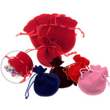 1 x RAW Customer Returns Csirnto bags colorful velvet 60 pieces jewelry bags velvet bags velvet gift bags with drawstring made of velvet gift velvet bags velvet drawstring bags velvet bags jewelry bags velvet bags small - RRP €15.48