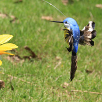 2 x RAW Customer Returns UIYU Flying Hummingbird, Lifelike Solar Powered and Battery Operated Flying Wobble Fluttering Hummingbird Birds for Outdoor Decoration Random Selection . - RRP €25.98