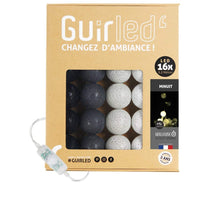 1 x RAW Customer Returns GuirLED - LED cotton balls fairy lights USB - Baby night light 2h - Dual USB 2A power supply included - 3 intensities - 16 balls 1.6m - Minuit - RRP €30.0