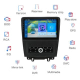 1 x RAW Customer Returns 10 inch Car Radio, Portable Wireless Touch Screen Car Automatic Multimedia Player with Rear View Camera Car Stereo, for Android 11 GPS Navigation Carplay, Ford Mustang 2010-2014 - RRP €336.3