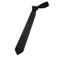 1 x RAW Customer Returns JEMYGINS Men s Slim Wool Tie 6cm - Fashionable Slim Design Wool Men s Tie with Classic Style, Black, S - RRP €24.0