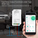 1 x RAW Customer Returns MOES WiFi Smart DIY Thermostat Control Module, Temperature and Humidity Sensor, Dual Output 15A, 2.4GHz WiFi, Smart Life App Wireless Remote Control, for Greenhouse Aquarium Reptile Terrarium - RRP €29.68