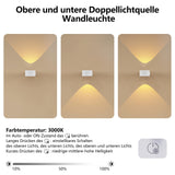 1 x RAW Customer Returns Feallive Indoor Wall Light with Motion Sensor, Wall Lamp with Battery with Switch Touch Control 3 Brightness Levels, 360 Rotatable, for Living Room, Staircase, Hallway, Wireless Wall Lights White  - RRP €19.15