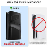 1 x RAW Customer Returns Cover for PS-5 Slim Disc Edition, innoAura Faceplate for PS-5 Slim with Cooling Holes, Scratch-Resistant Dustproof Protective Plates for PS-5 Slim, High-Quality ABS Replacement Case for PS-5 Slim Black  - RRP €30.0