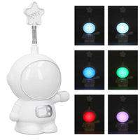 8 x Brand New Yeeteesy LED Astronaut Night Light, Spaceman Figure Dimmable Table Lamp, Astronaut Craft Table Lamp Ornament White  - RRP €51.04