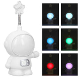 8 x Brand New Yeeteesy LED Astronaut Night Light, Spaceman Figure Dimmable Table Lamp, Astronaut Craft Table Lamp Ornament White  - RRP €51.04