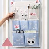 1 x Brand New croselyu Multifunctional Hanging Bag Cute Cartoon Modeling Dormitory Fabric Hanging Basket Small Items Storage Bag Bathroom Wall Hanging Bag Behind Door Wall Hanging - RRP €30.0