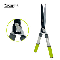 1 x RAW Customer Returns Davaon professional hand hedge trimmer manual - classic secateurs with knife-sharp SK5 carbon steel blades - hand trimmer garden - hand hedge trimmer - RRP €29.29