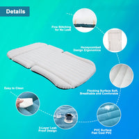 1 x RAW Customer Returns Ciremiv car mattress, car mattress station wagon, mattress car trunk, mattress car, car mattress trunk, air mattress car trunk, car bed - RRP €74.83