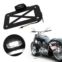 1 x RAW Customer Returns Baceyong Motorcycle License Plate Light Bracket, Motorcycle Side Mount LED Tail Light License Plate Holder Suitable for Motorcycles, Sports Bikes, Cruisers, etc - RRP €31.99