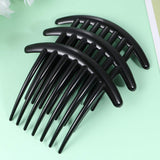 4 x Brand New Minkissy 10Pcs Acrylic Hair Clips Side Comb Women Side Comb Hair Accessories Black Coffee - RRP €72.0