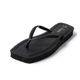 1 x RAW Customer Returns JOMIX Shower Bathing Shoes Flip Flops Lightweight Toe Separators Women Comfortable Flip Flops Summer Beach Swimming Black, 38 EU, SD9325  - RRP €11.76