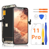 1 x RAW Customer Returns Yodoit Display for iPhone 11 Pro LCD Screen Replacement 5.8 Inch 3D Touch Display Digitizer Assembly with Repair Tools, Compatible with Model A2160, A2217, A2215 - RRP €35.28