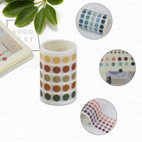 1 x RAW Customer Returns Ctpeng 12500 Pieces Colorful Dot Planner Stickers, 8mm Colorful Sticker Labels-10 Rolls - RRP €18.0