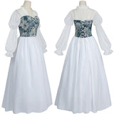 4 x Brand New CR ROLECOS Victorian Dress Princess Dress Medieval Rococo Dress Costume Women Floor Length Dresses Carnival, Party Dress XL - RRP €76.8